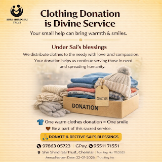 Clothing Donation is Divine Service – Spreading Warmth Through Compassion