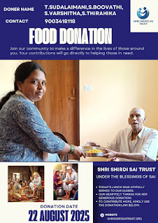 Blessed Seva with Shri Shirdi Sai Trust – Spreading Love, Faith, and Compassion